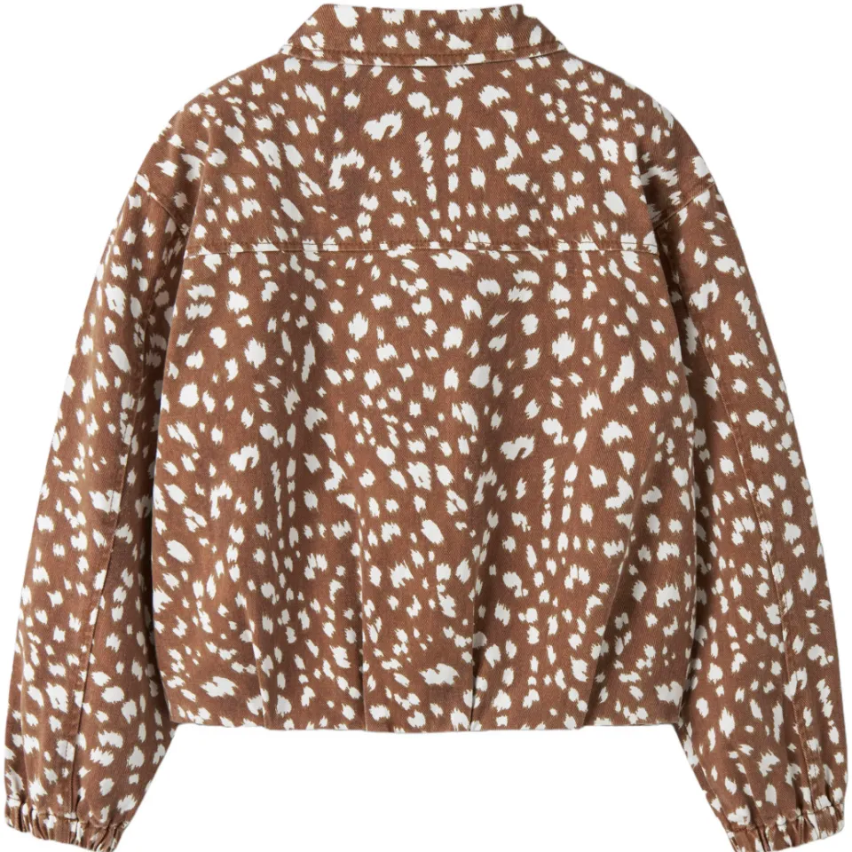 NAME IT tussenjas met print bruin, foto 3