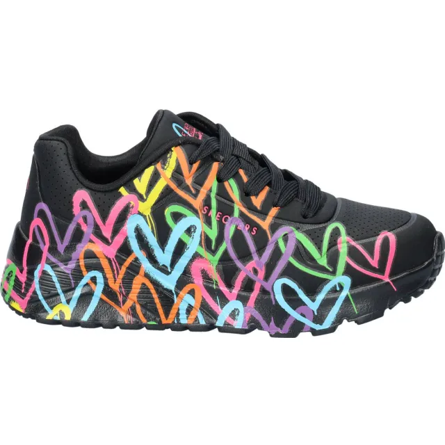 Skechers sneakers zwart/multi Zwart multi