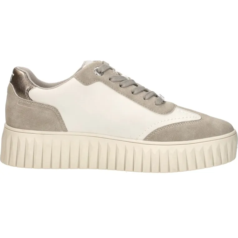 Marco Tozzi sneakers laag taupe