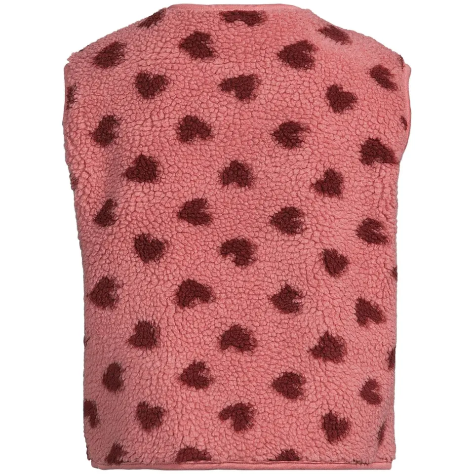 Me & My Monkey gilet met hartjes - roze, foto 3