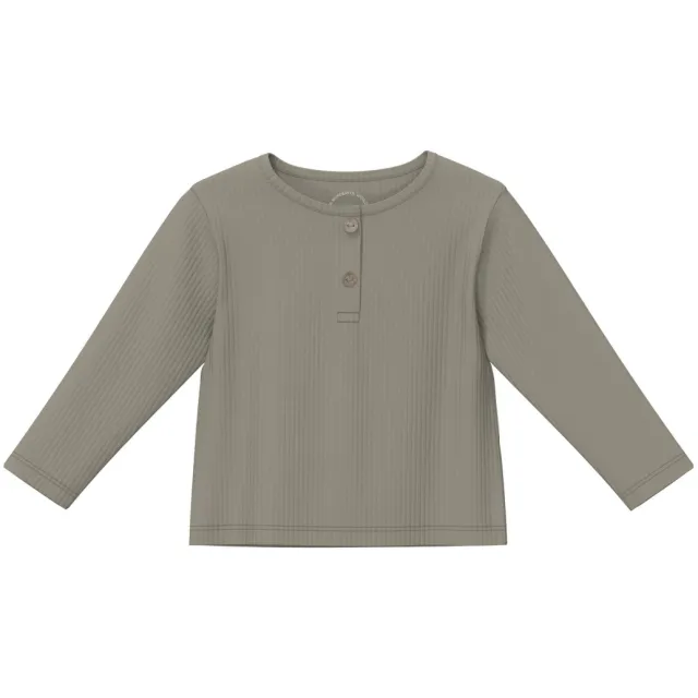 s.Oliver longsleeve met knoopjes groen