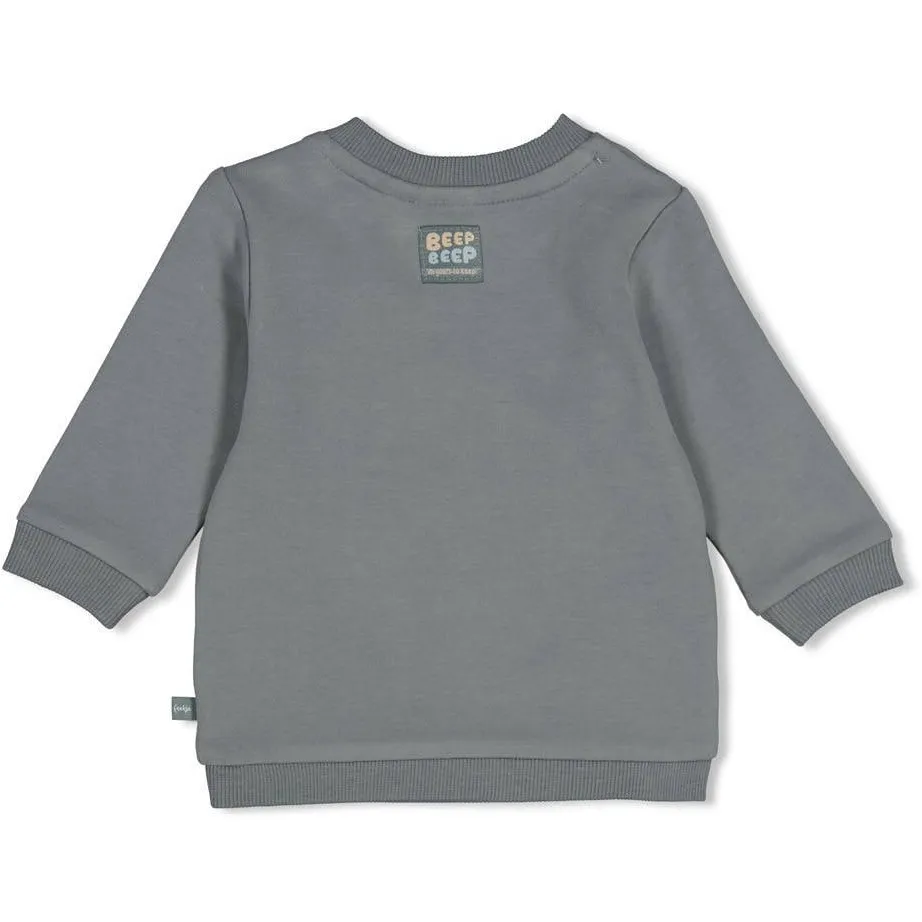 Feetje sweater Beep Beep groen/mintgroen/taupe, foto 3