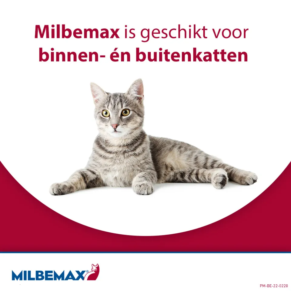 Milbemax Ontworming Tabletten Kat 2 - 12 kg 2 x 2 tabletten, foto 6