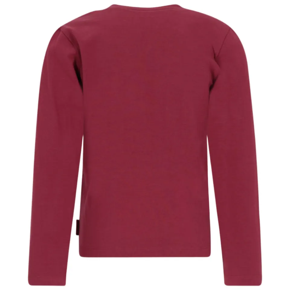 B.Nosy Tara longsleeve met tekstprint donkerrood, foto 2