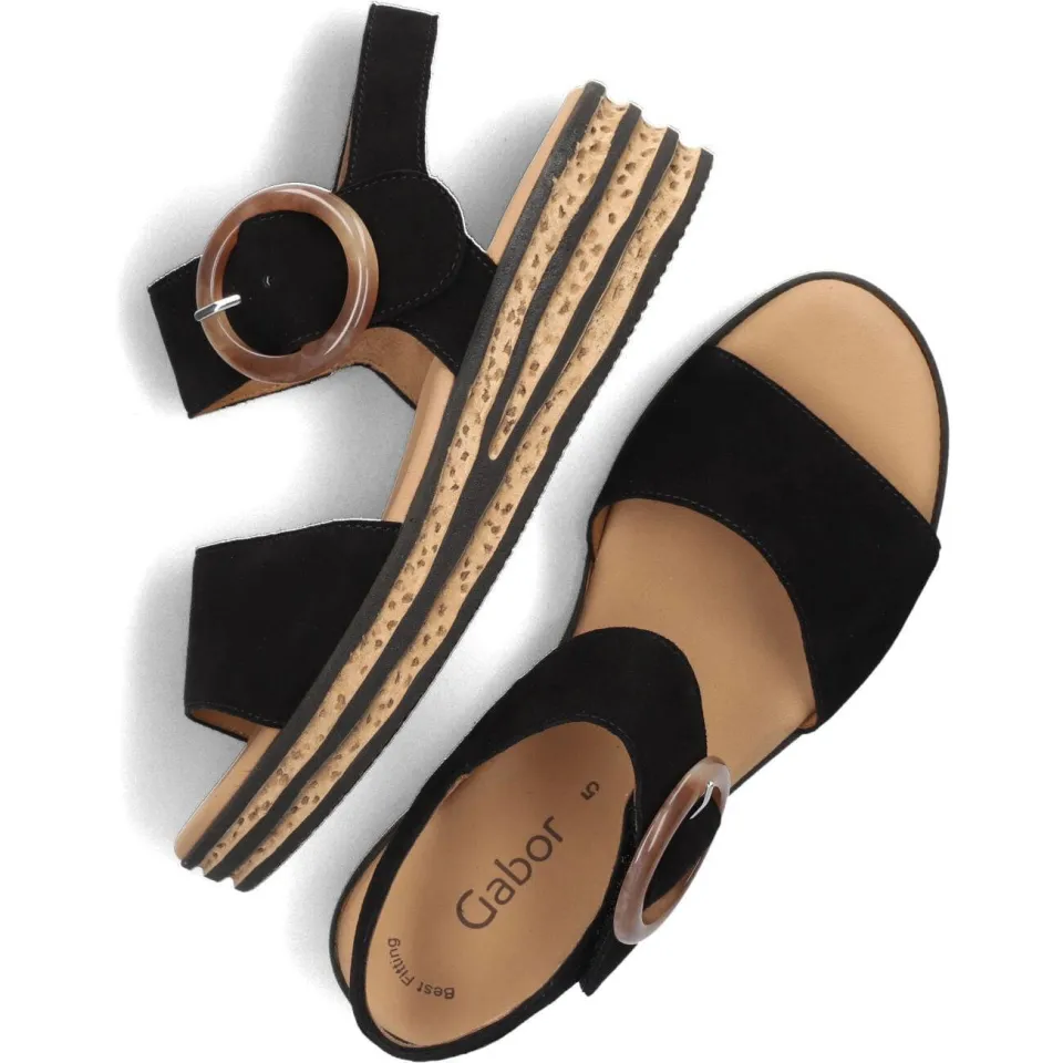 Gabor Sandalen 550.2 Zwart, foto 6