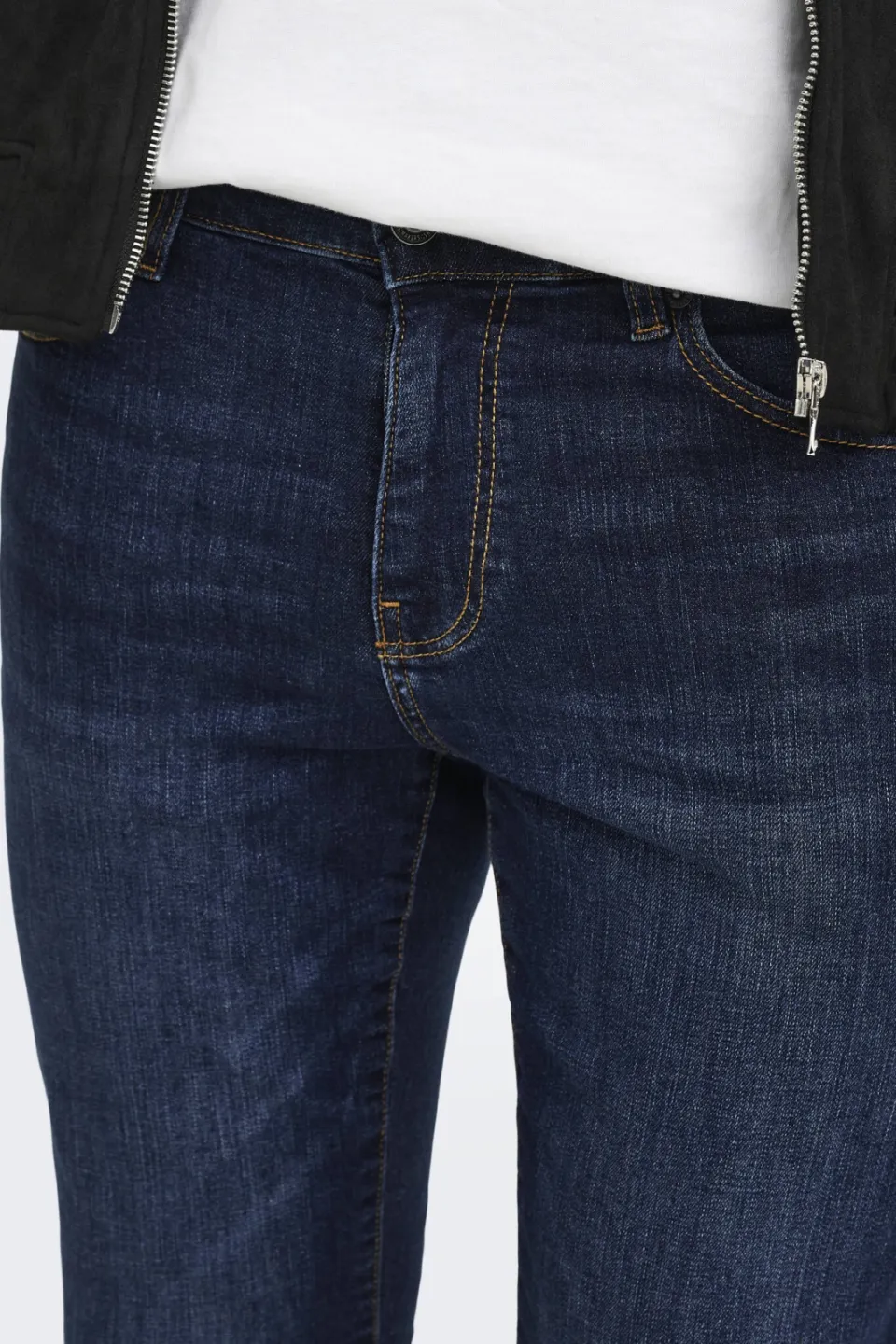 Only & Sons slim fit jeans ONSLOOM dark blue denim, foto 6