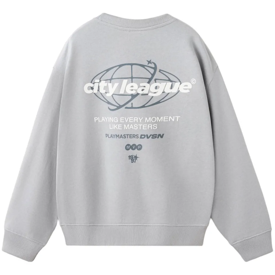 Mango Kids sweater met backprint - grijs, foto 3