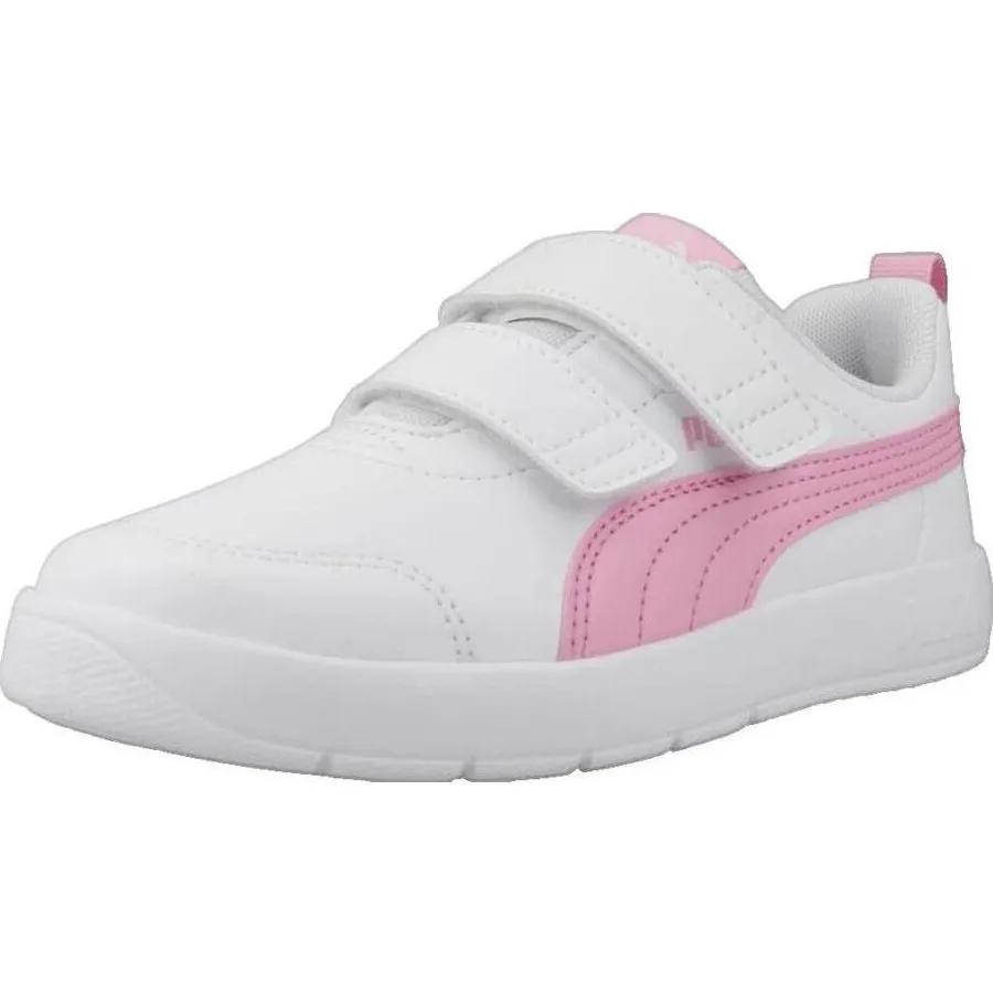 Puma Courtflex V3 V sneakers - wit/roze, foto 3