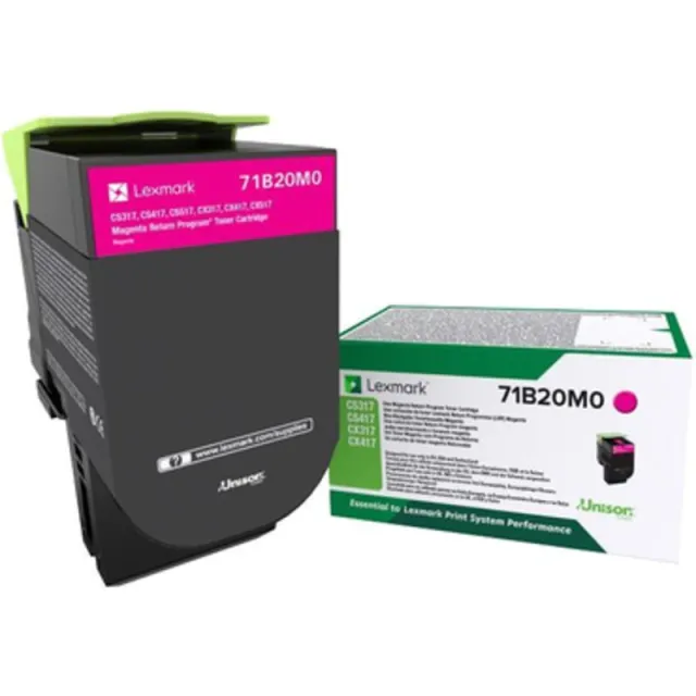 Lexmark 71B20M0 Toner Magenta, foto 2