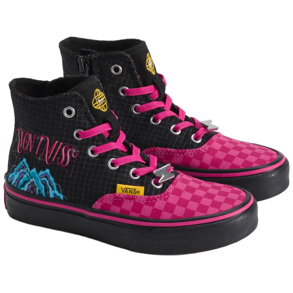 Vans Authentic Hi 2.0 Zip Kpop Demon Hunters sneakers zwart, foto 7