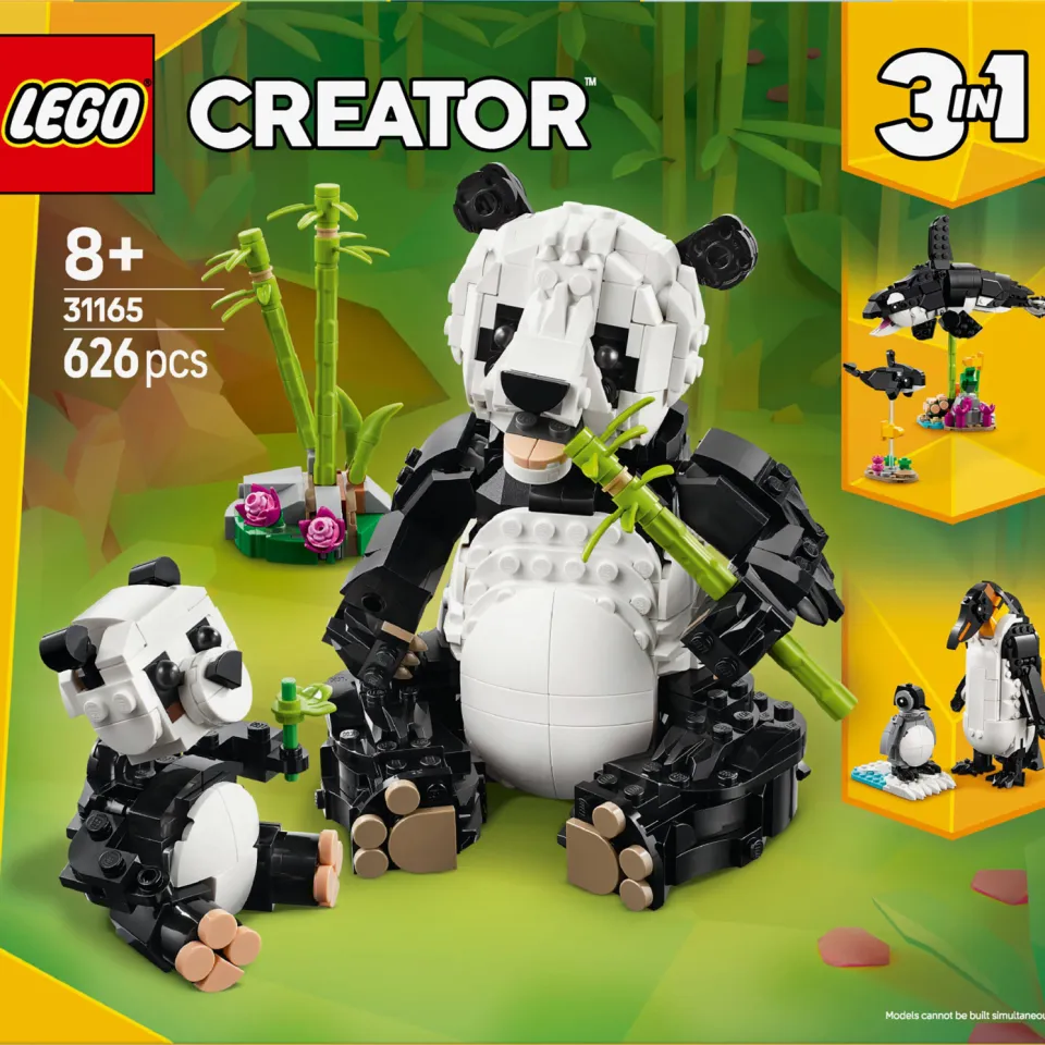 Lego Creator 3in1 Wilde dieren: pandafamilie speelset 31165, foto 3