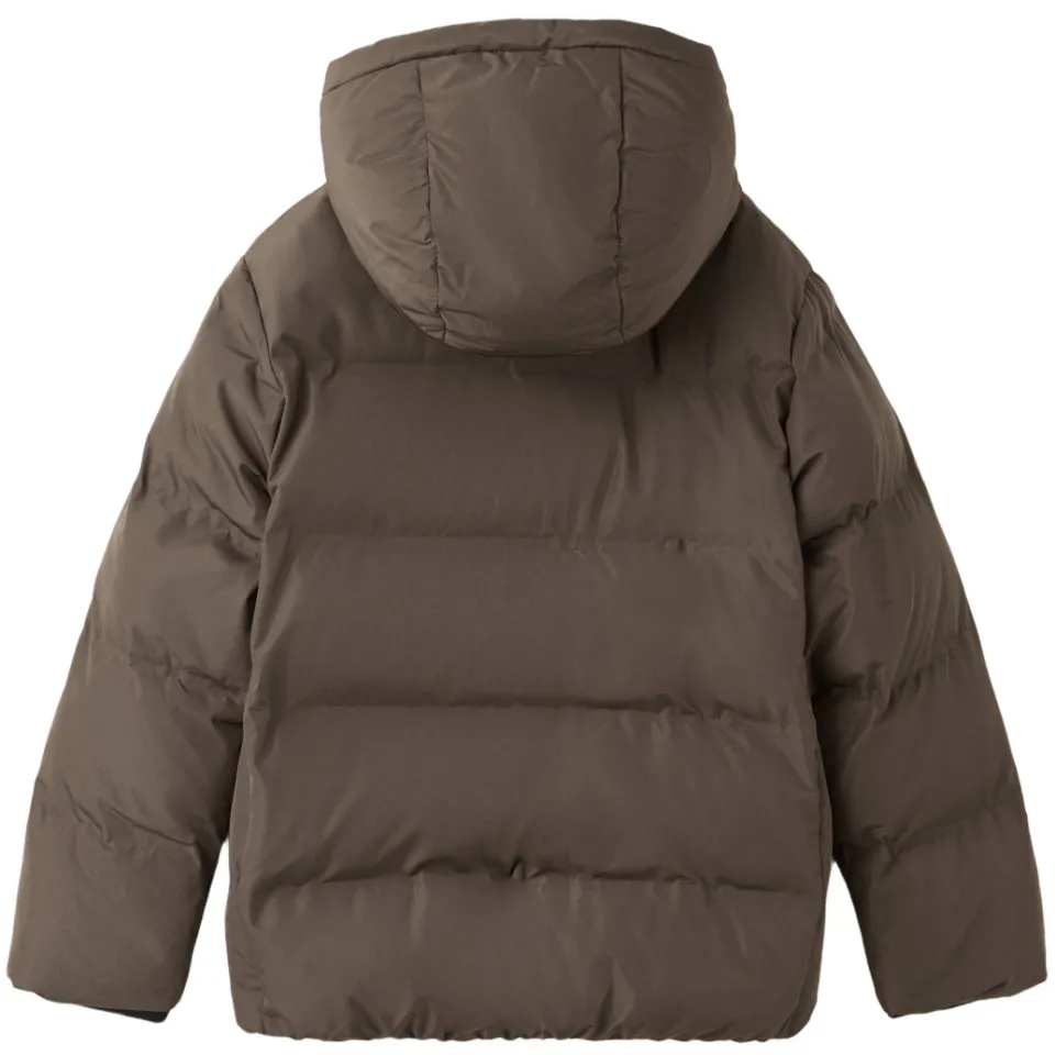 Mango Kids gewatteerde winterjas donkerbruin, foto 2