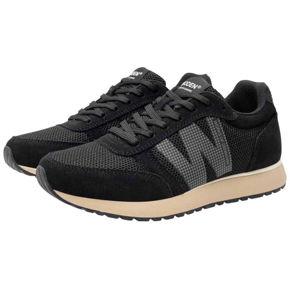 Woden Ydun Icon II leren sneakers - zwart, foto 5