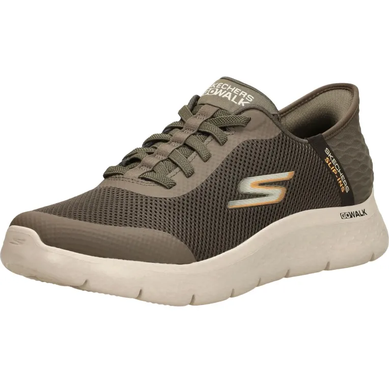 Skechers Slip-ins Go Walk Flex instappers cognac, foto 5