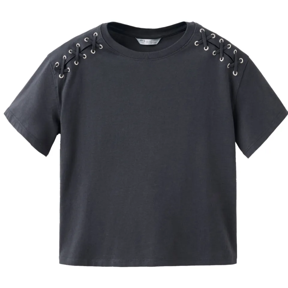 Mango T-shirt antraciet, foto 2
