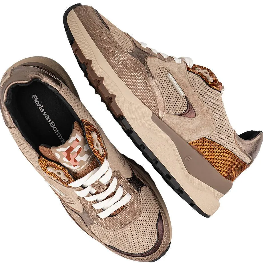 Floris Van Bommel Treni suède sneakers - goud, foto 4