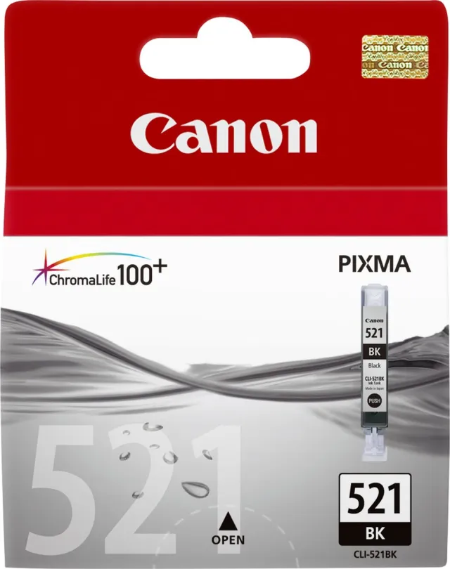 Canon CLI-521BK inktcartridge foto zwart