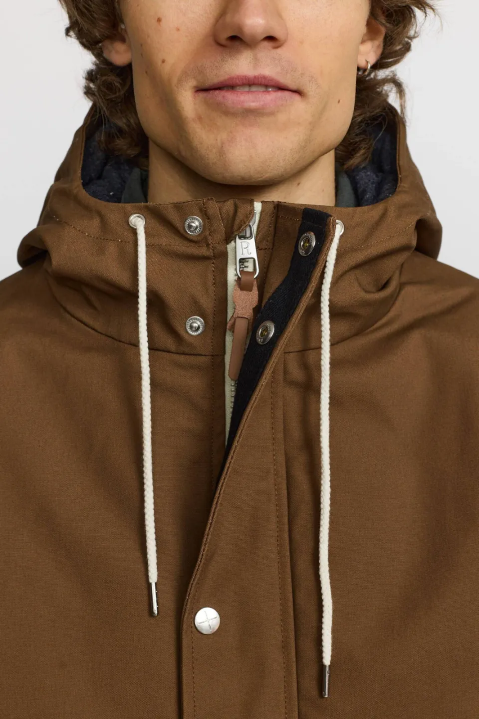 Revolution parka jas - lichtbruin, foto 5