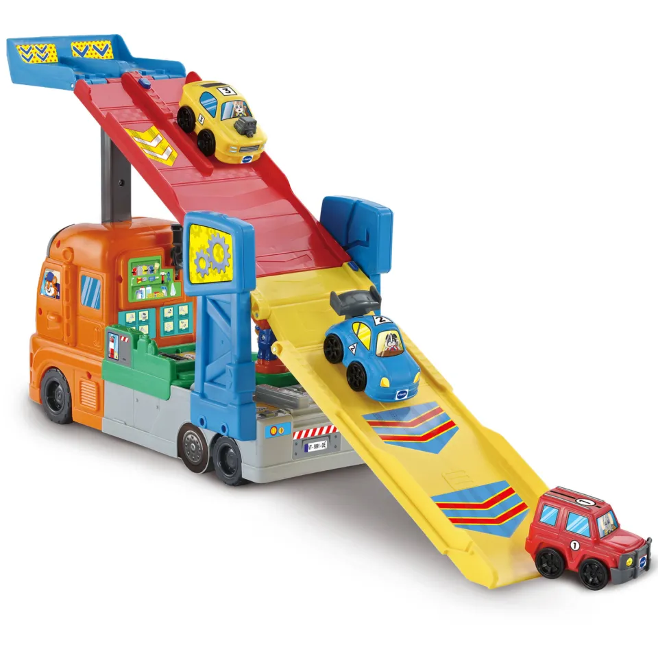 VTech Toet Toet Auto's 3-in-1 autotransporter auto-speelset meerkleurig, foto 2