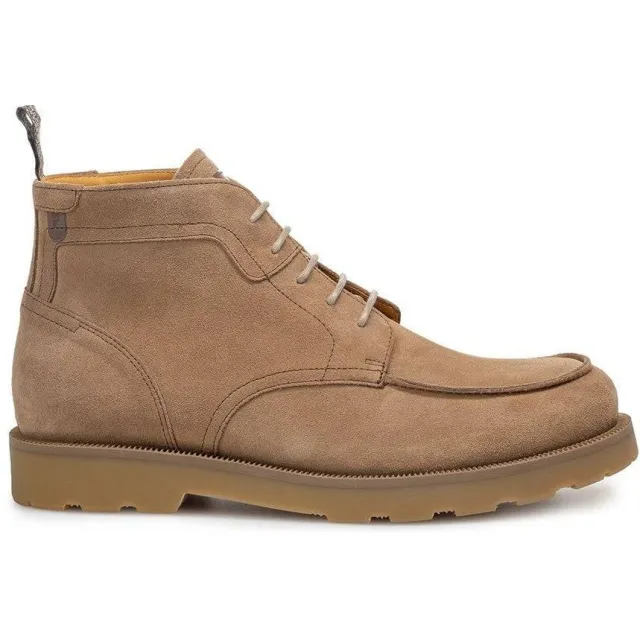 Floris Van Bommel De Bijler 01.05 suède enkelboots lichtbruin licht bruin