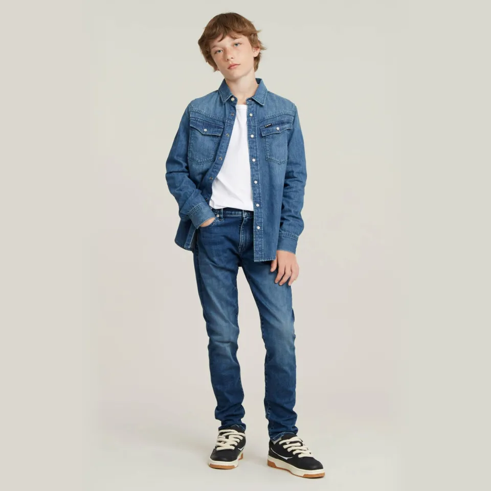G-Star slim fit jeans medium blue denim, foto 3