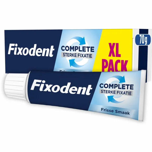 Fixodent 1+1 gratis: Fixodent Kleefpasta Complete Fresh 70 gr