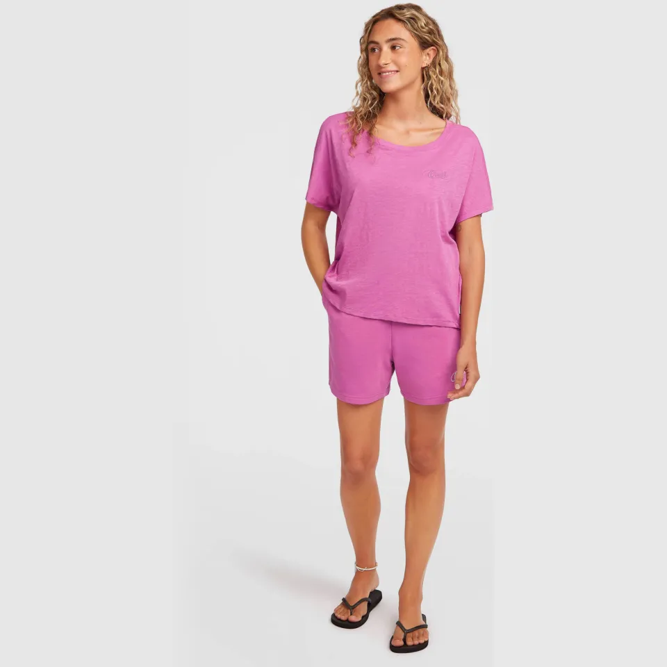 O'Neill Essentials Script Scoop Neck top fuchsia, foto 4