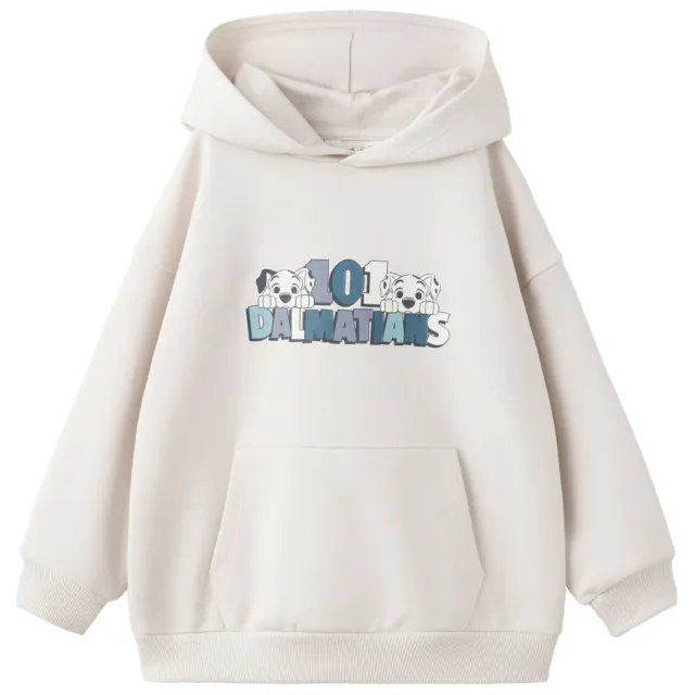 Mango Kids 101 Dalmatiërs sweater met backprint - pastelgrijs