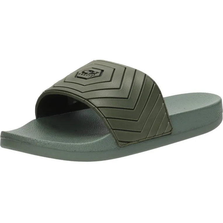 Cruyff Hex Slide slippers groen, foto 3