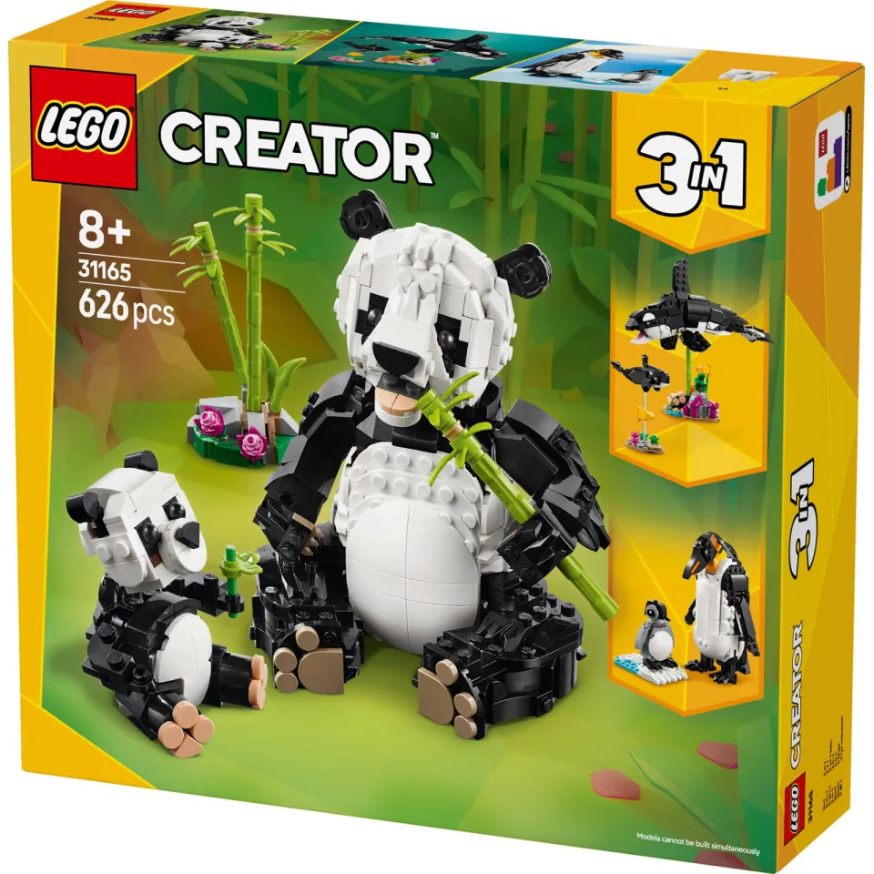 Lego Creator 3in1 Wilde dieren: pandafamilie speelset 31165, foto 4
