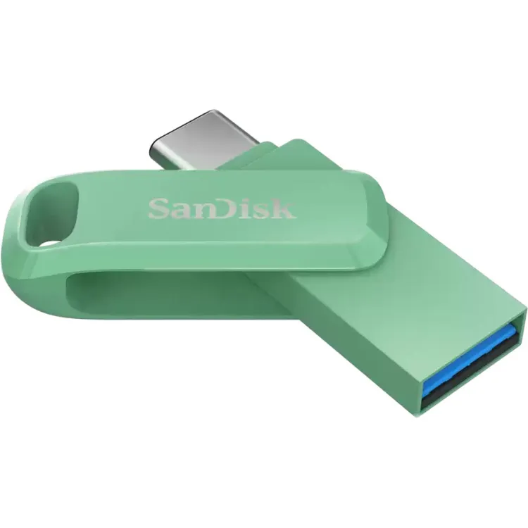 SanDisk Ultra Dual Drive Go Type-C 64GB usb-stick groen, foto 2