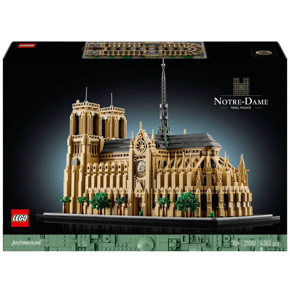 Lego Architecture Notre-Dame van Parijs Bouwpakket voor Volwassenen 21061 21061, foto 4