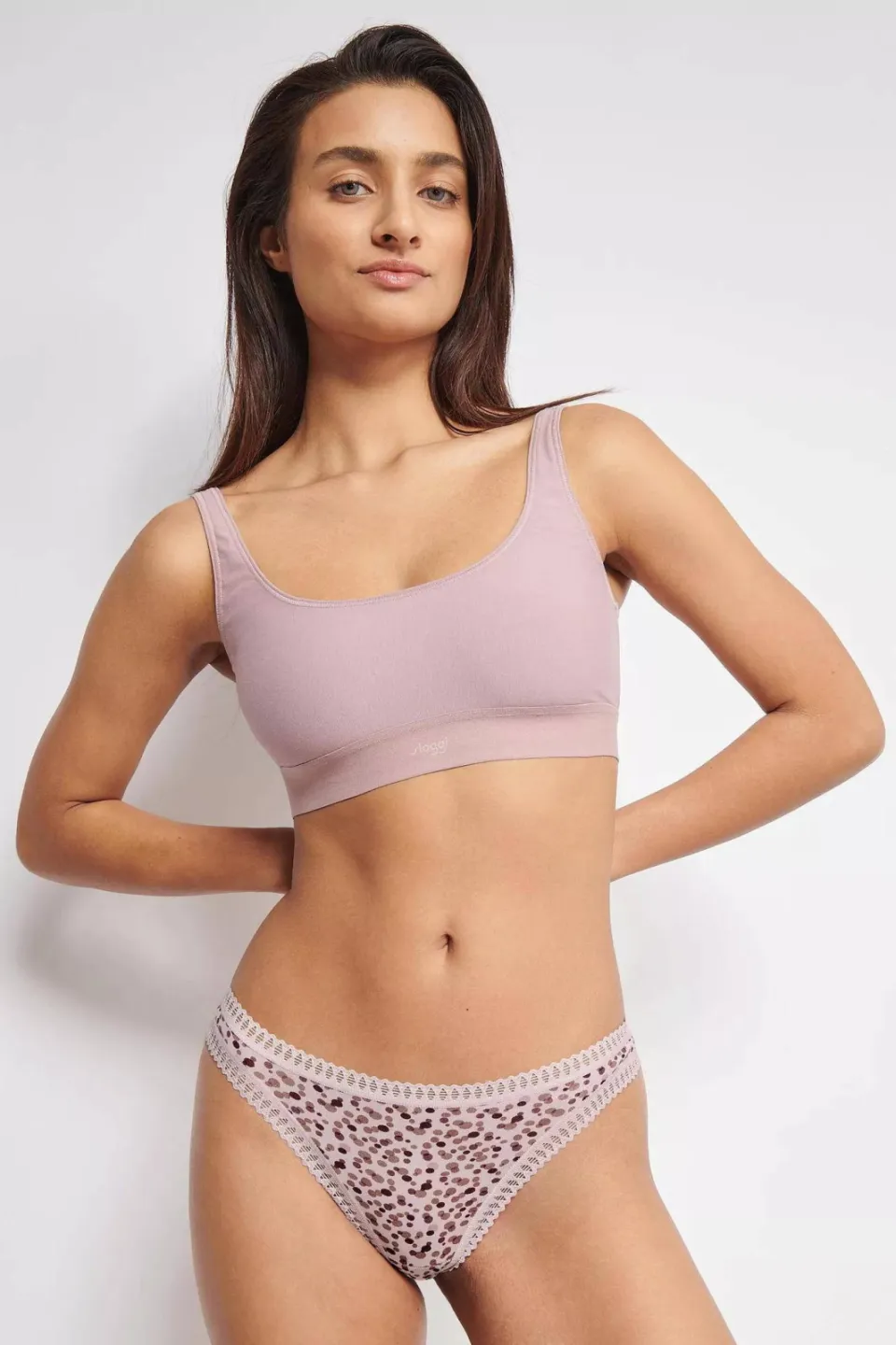 Sloggi GO string roze oudroze 3-pack Roze/oudroze