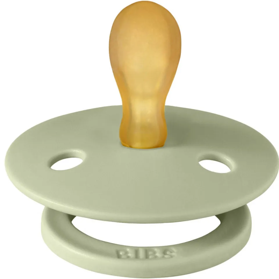 Bibs Colour fopspeen ivory/sage symmetrisch 0-6 maanden, foto 3