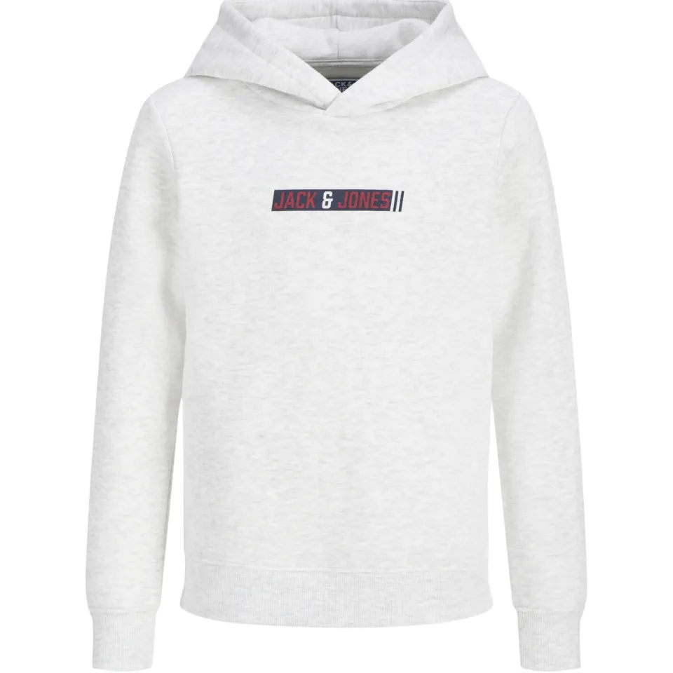 Jack & Jones JUNIOR hoodie met logo - wit, foto 2