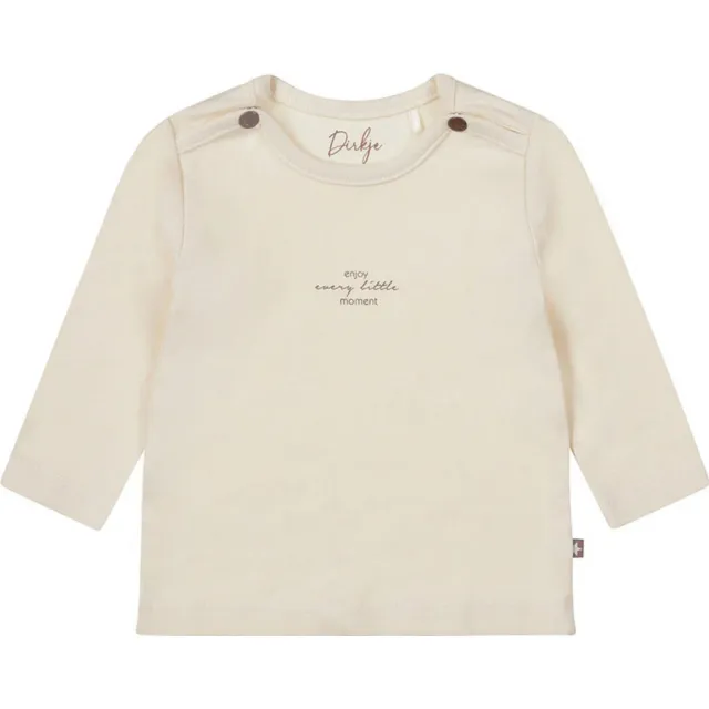 Dirkje longsleeve met tekst offwhite, foto 2