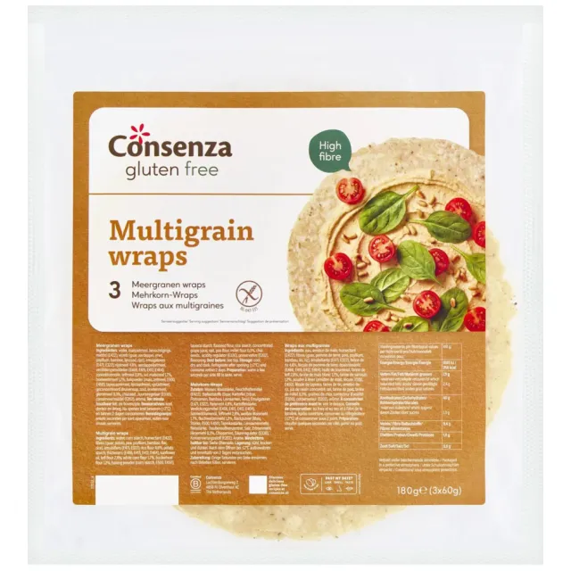 Consenza Wraps Meergranen 180 gr