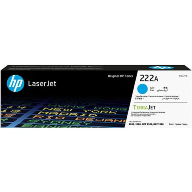 Hp 222A (W2221A) Toner Cyaan