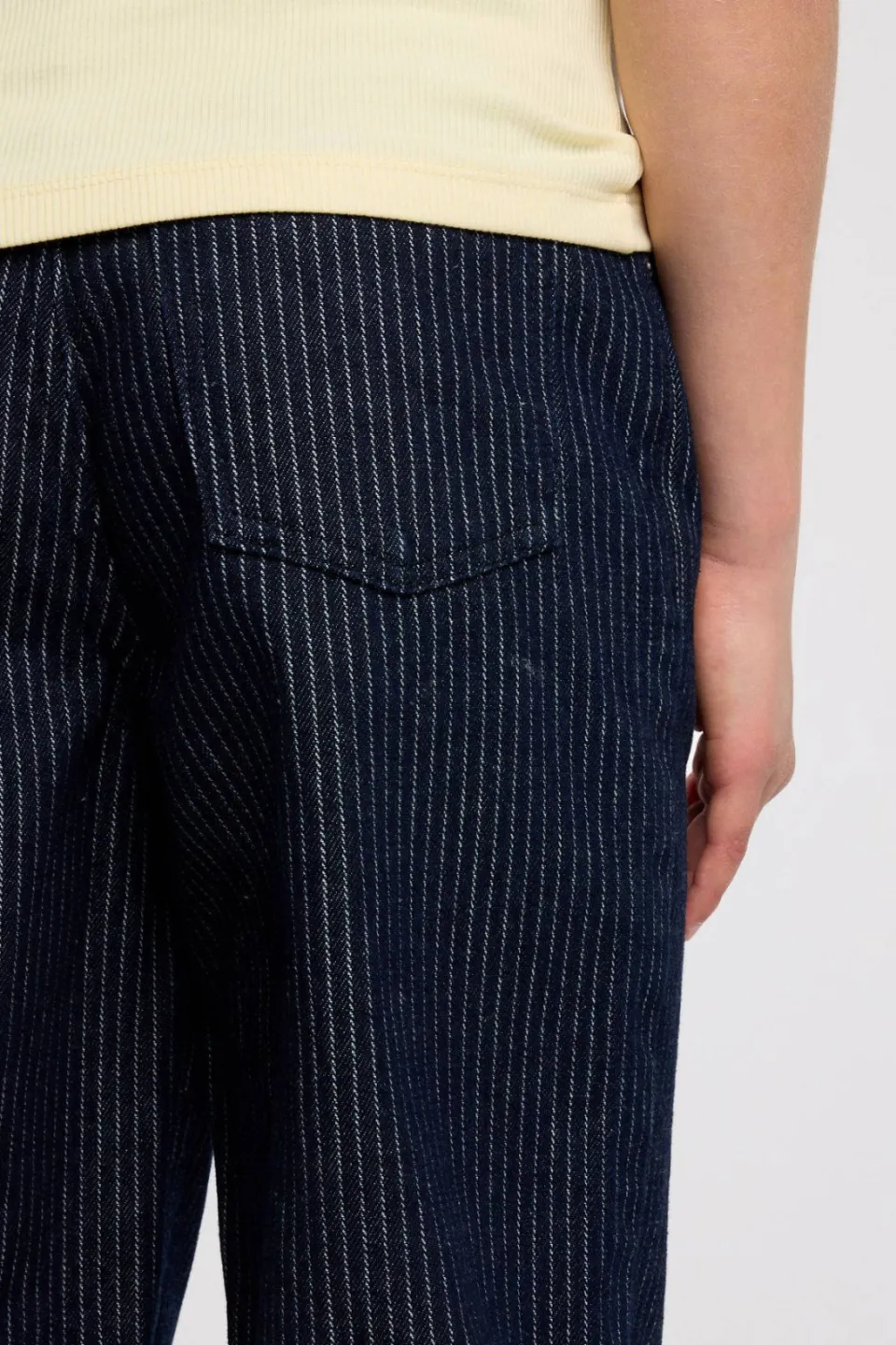 America Today high waist wide leg jeans - donkerblauw, foto 4