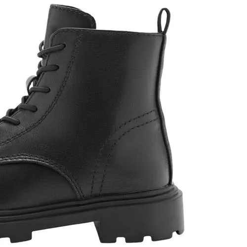 Mango Kids leren enkelboots met profielzool - zwart, foto 7