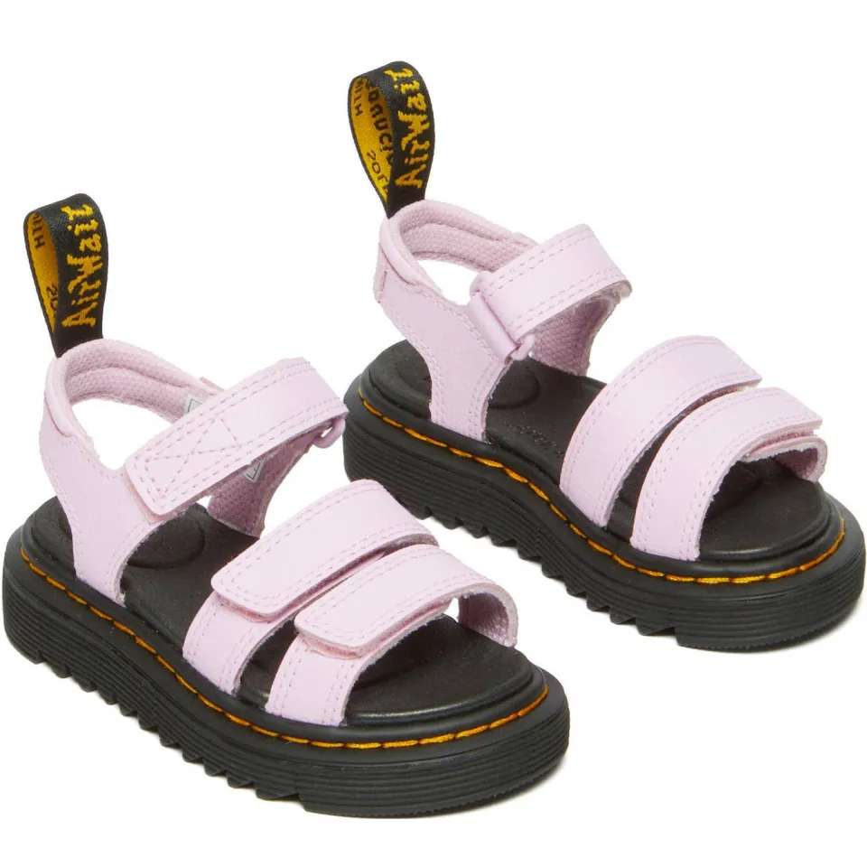 Dr. Martens Klaire T leren sandalen lichtroze, foto 7