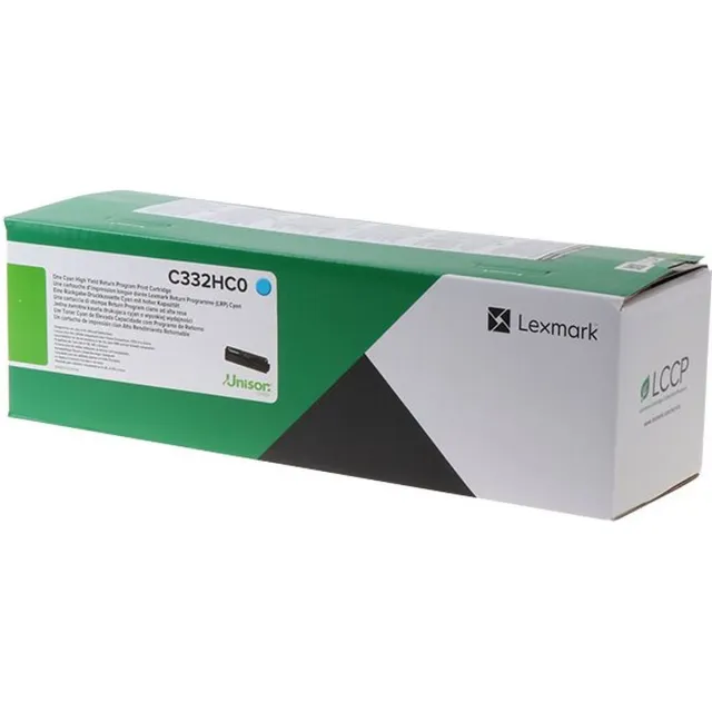 Lexmark C332HC0 Toner-Kit cyaan