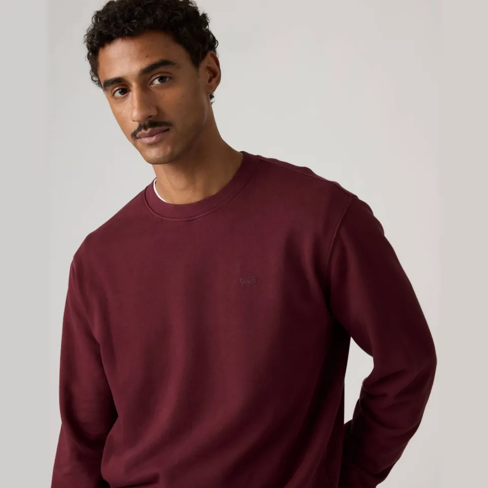 Levi's regular fit sweater - tawny port, foto 4
