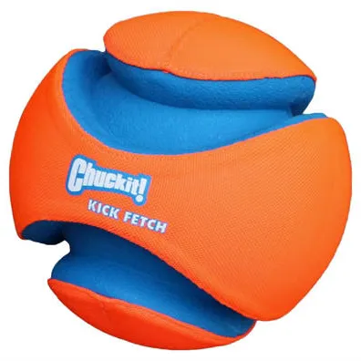 Chuckit hondenspeelgoed Kick Fetch S 12,5 cm Oranje/Blauw