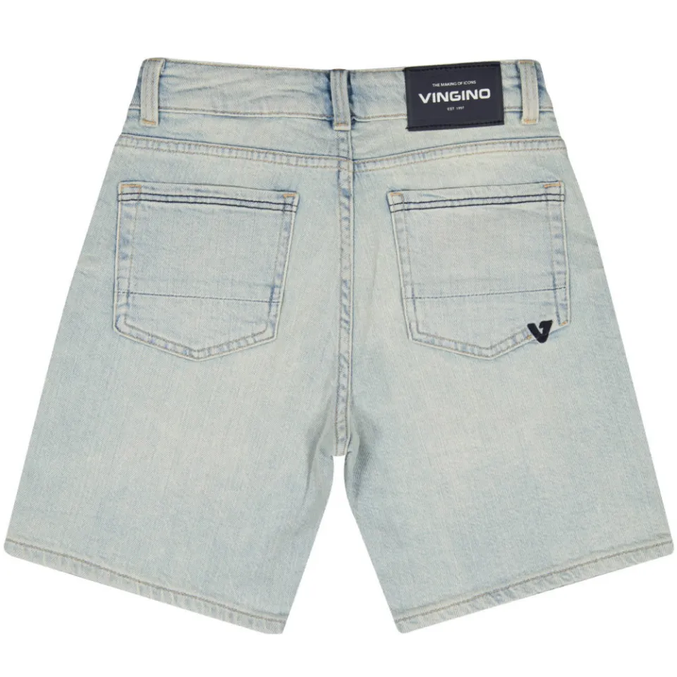 Vingino Conner jeansshort lichtblauw light vintage, foto 2