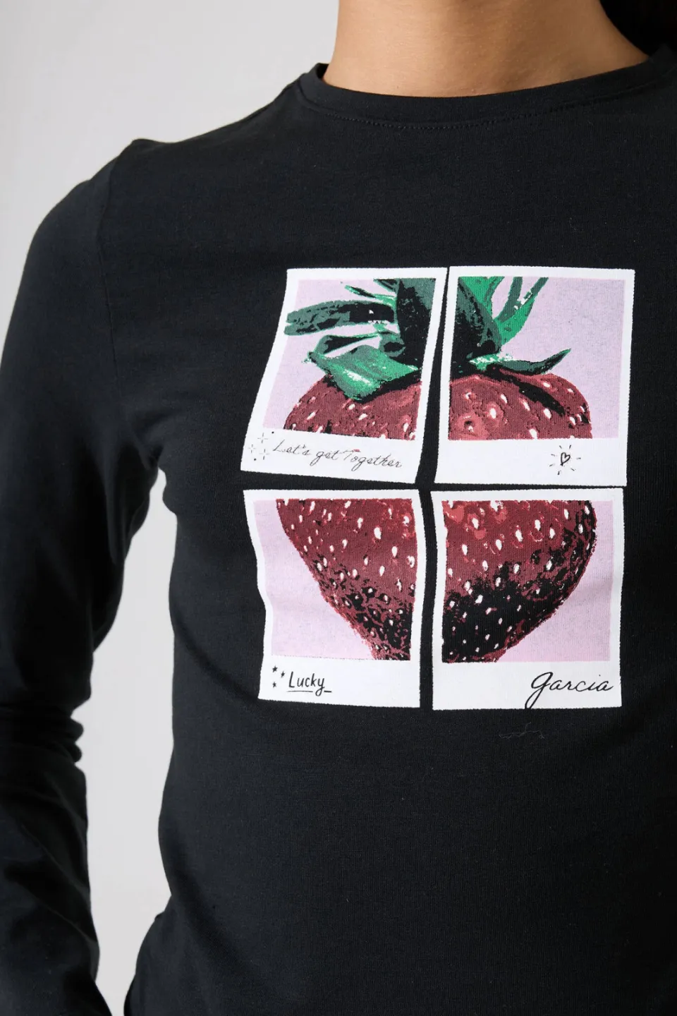 Garcia longsleeve zwart, foto 5