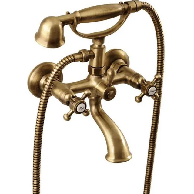 Sapho Badmengkraan Sapho Antea met Handdouche 2-knop 11 cm Brons