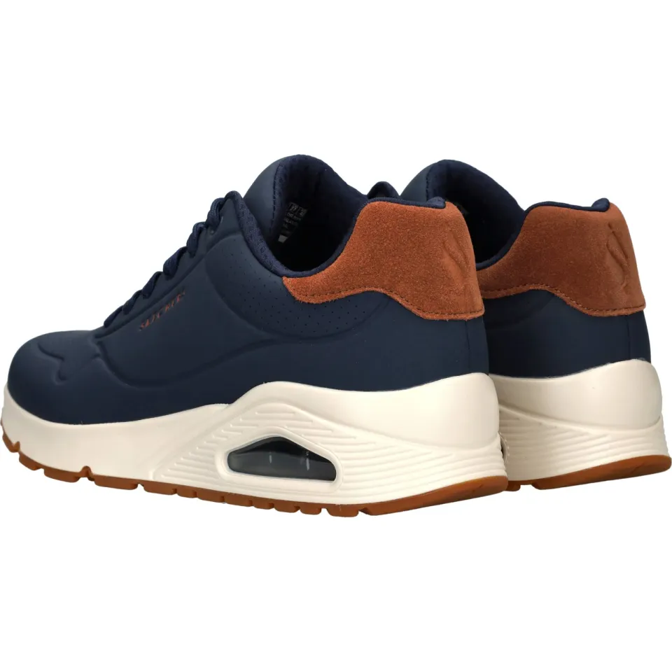 Skechers Uno Suited On Air lage sneakers blauw, foto 4