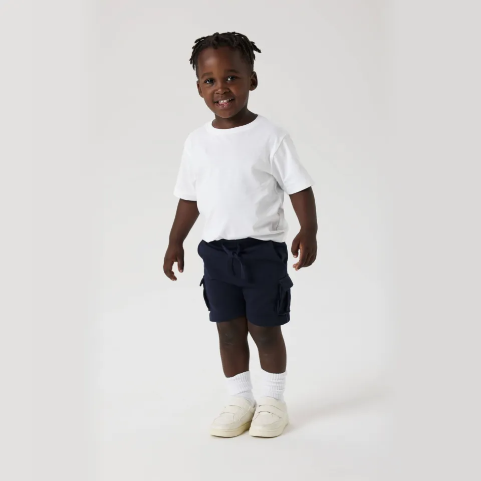NAME IT MINI sweatshort donkerblauw dark sapphire, foto 3