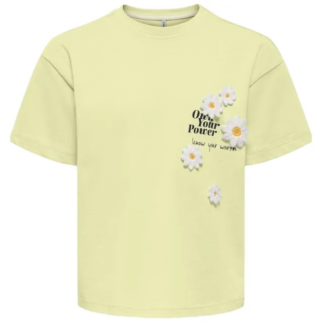 Only Mini T-shirt geel, foto 2